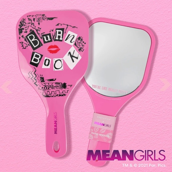 PROFUSION MEAN GIRLS BURN BOOK HAND MIRROR - Picture 3 of 3